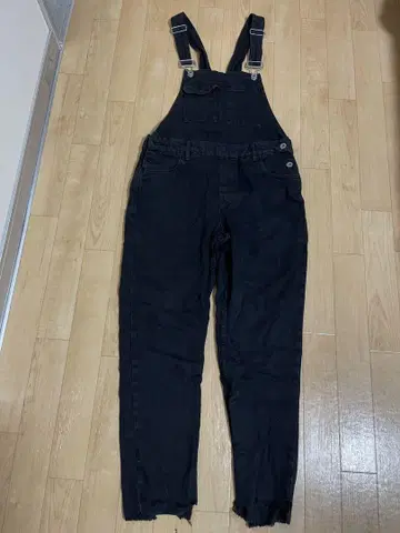 ZARA 오버롤 살로펫 데님 블랙