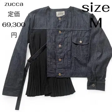 [컨디션 최상] zucca 플리츠 데님 자켓 M 사이즈