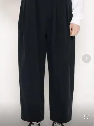 단톤 TWILL DOUBLE PLEATED EASY PANTS
