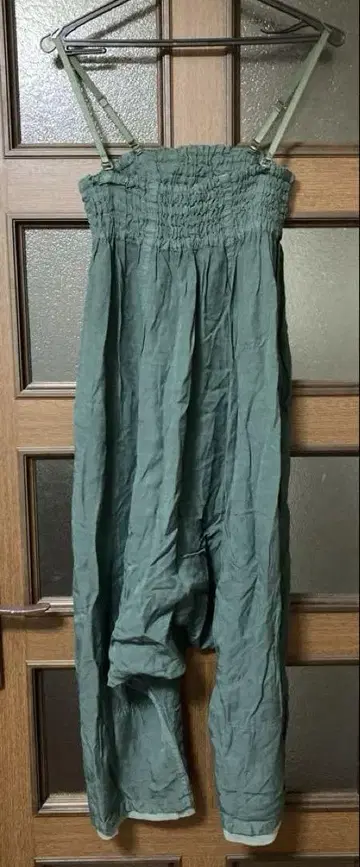 고무 그린 어깨 스트랩 살로펫