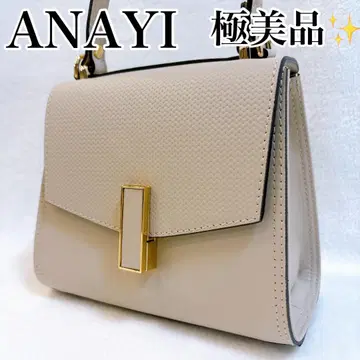 [ 미사용급 ] ANAYI 2way 콤비 미니 핸드백 숄더