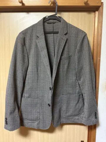 그린 라벨 릴랙싱 체크 무늬 테일러드 자켓 L