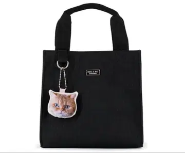 새상품 PAUL&JOE ACCESOIRES 런치 토트백 블랙 고양이