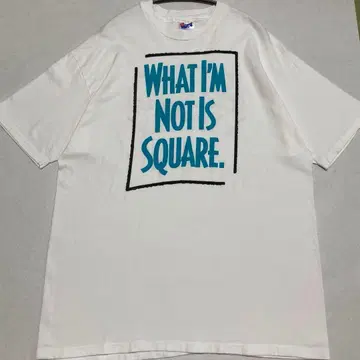 90s Hanes 헤인즈 메시지 프린트 T셔츠 USA