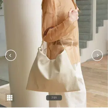 LOWELL Things 아크릴 핸들 가죽 토트백