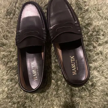 HARUTA 블랙 로퍼 27.5cm