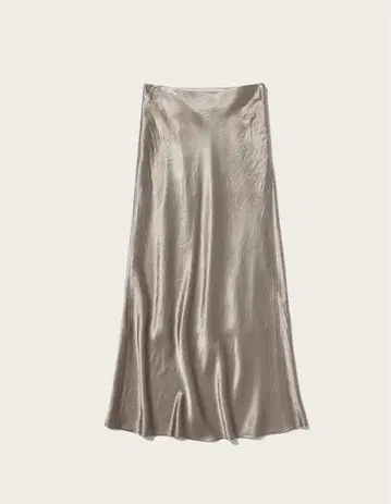 UNITED ARROWS 새틴 롱 스커트