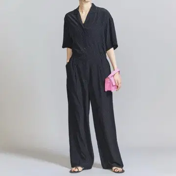 뷰티&유스 유나이티드 애로우즈/도트 오픈 카라 올인원