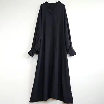 새상품급 안티카 패턴 볼륨 소매 원피스