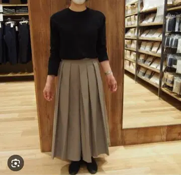 무인양품 하카마 팬츠 L 와이드 팬츠 가우초 팬츠