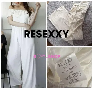RESEXXY 레이디라이크 콤비네존 화이트 F 리젝시