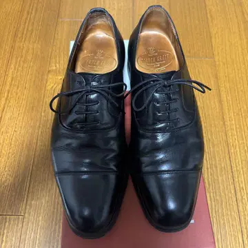 스코치 그레인 HIROKAWA 블랙 드레스 슈즈