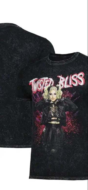 새상품 미개봉 WWE 프로레슬링 T셔츠 알렉사 블리스 M사이즈