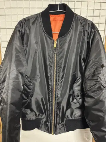Rothco MA-1 플라이트 자켓 M 사이즈 블랙