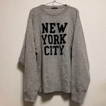JACKSON MATISSE NEW YORK CITY 로고 니트 인기