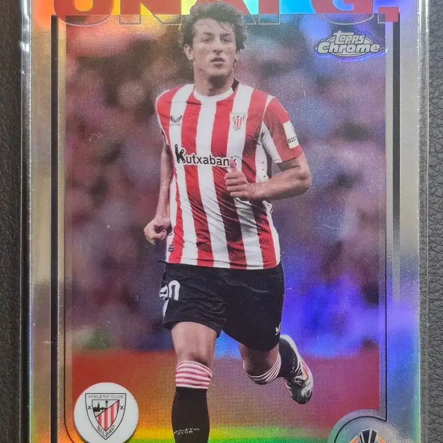 24/25 Topps Chrome Athletic Bilbao Unai Gomez Refractor Soccer Card #탑스크롬축구카드,#우나이고메스,#스포츠카드,#아틀레틱클루브  on Bunjang Global Site.