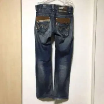 EDWIN 423XVS 데미지 데님 청바지