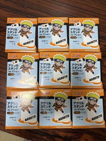 NARUTO 아크릴 스탠드 컬렉션 9개 세트 미개봉