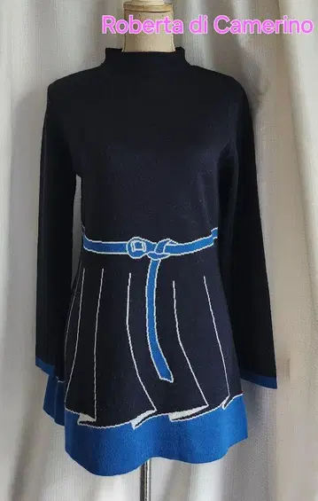매우 Roberta di Camerino 니트 튜닉 롱 니트