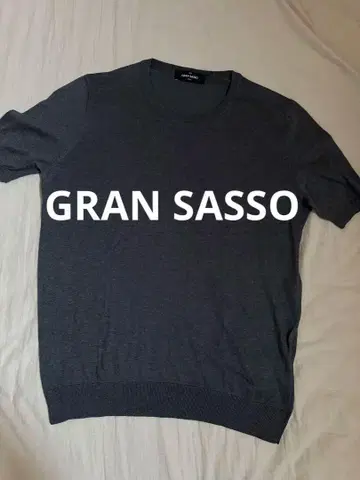 GRAN SASSO 실크 100% 크루넥 스웨터