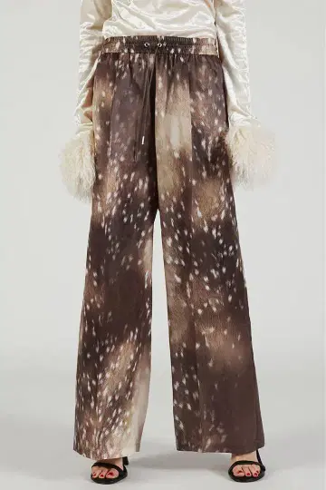 prankproject Bambi Print Wide Pants