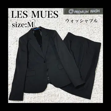 컨디션 최상 LES MUES 수트 스커트 셋업 워셔블 취업활동 블랙 M