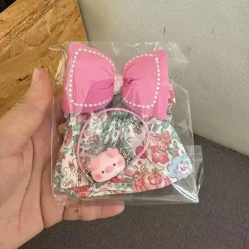 라부부 Labubu 봉제 인형 17cm 옷 갈아입기 의류 원피스 3세트