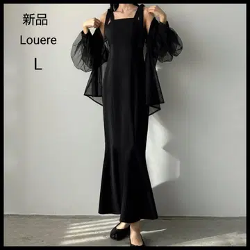 [ 새상품 ] Louere 머메이드 롱 원피스 블랙