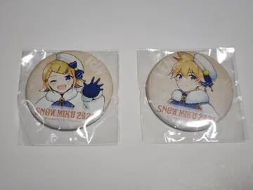 SNOWMIKU 유키 미쿠 2021 카가미네 린 렌 캔뱃지 세트