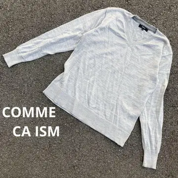 R06 COMME CA ISM 컴시즘 V넥 니트