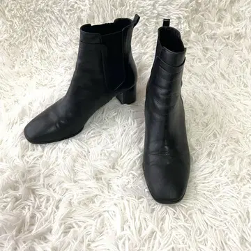 새상품급 매킨토시 사이드 고어 부츠 블랙 24.5 일본제