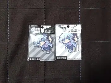 유희왕 VRAINS 코우가미 료 탁상 아크릴 키링, 스트랩 세트