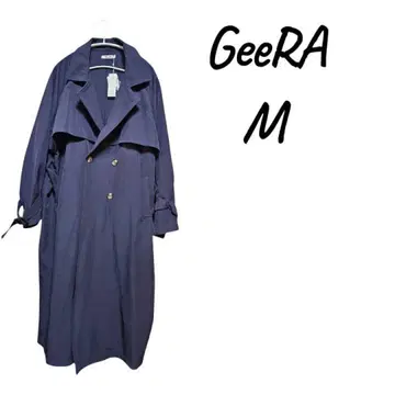 [ 새상품 ] GeeRA 네이비 트렌치코트 M