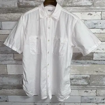 DUCK DIGGER 웨어하우스 샴브레이 반팔 워크 셔츠 size 40