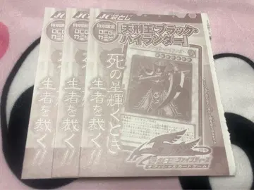 OCG 카드 미개봉 새상품 유희왕 천형왕 블랙 하이랜더 3세트!