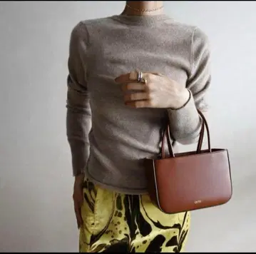 chiiiibag 치이백 스몰 토트 브라운