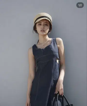 LILY BROWN 코르셋 디테일 점프 스커트