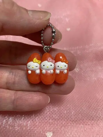 헬로키티 x 하카타 명란젓 지역 한정 키티 키링 참