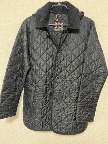 LAVENHAM 퀼팅 자켓 블랙 40