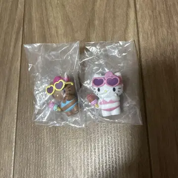 모두 함께 수영장 피규어 산리오 헬로키티, 햇볕에 탄 키티