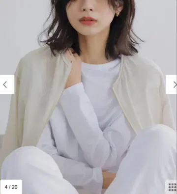 사이즈 32! 23구 시스루 블루종