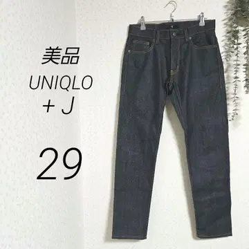 새상품급 UNIQLO +J 유니클로 질 샌더 셀비지 스트레이트 청바지