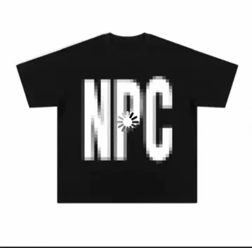 NPC T-shirt black opium