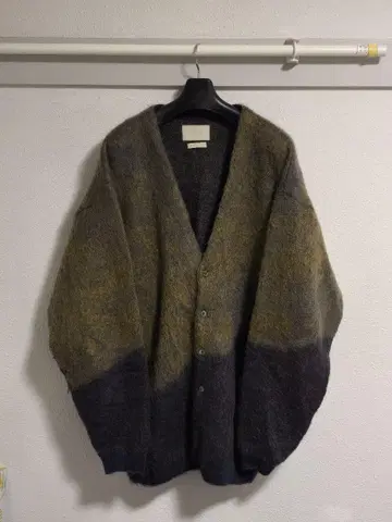 YOKE LANDSCAPE MOHAIR JACQUARD CARDIGAN