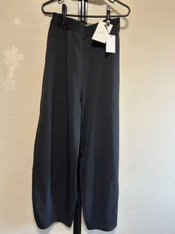 terrace 블랙 커브 팬츠