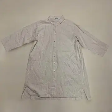 코튼하우스아야 COTTON HOUSE AYA 셔츠 원피스 내추럴
