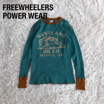 FREEWHEELERS POWER WEAR 링거 써멀 티셔츠