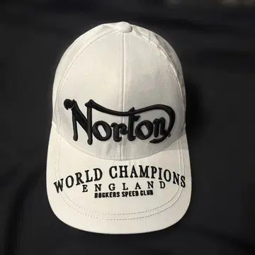 Norton 화이트 캡 100% 폴리에스테르