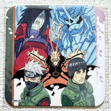 NARUTO 나루토 아트 코스터 주간 소년 점프전 카카시 가이 마다라