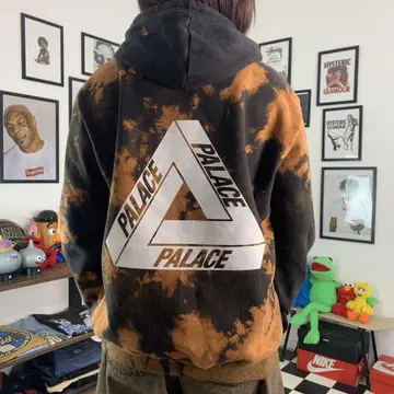 PALACE bleach tie dye hoodie